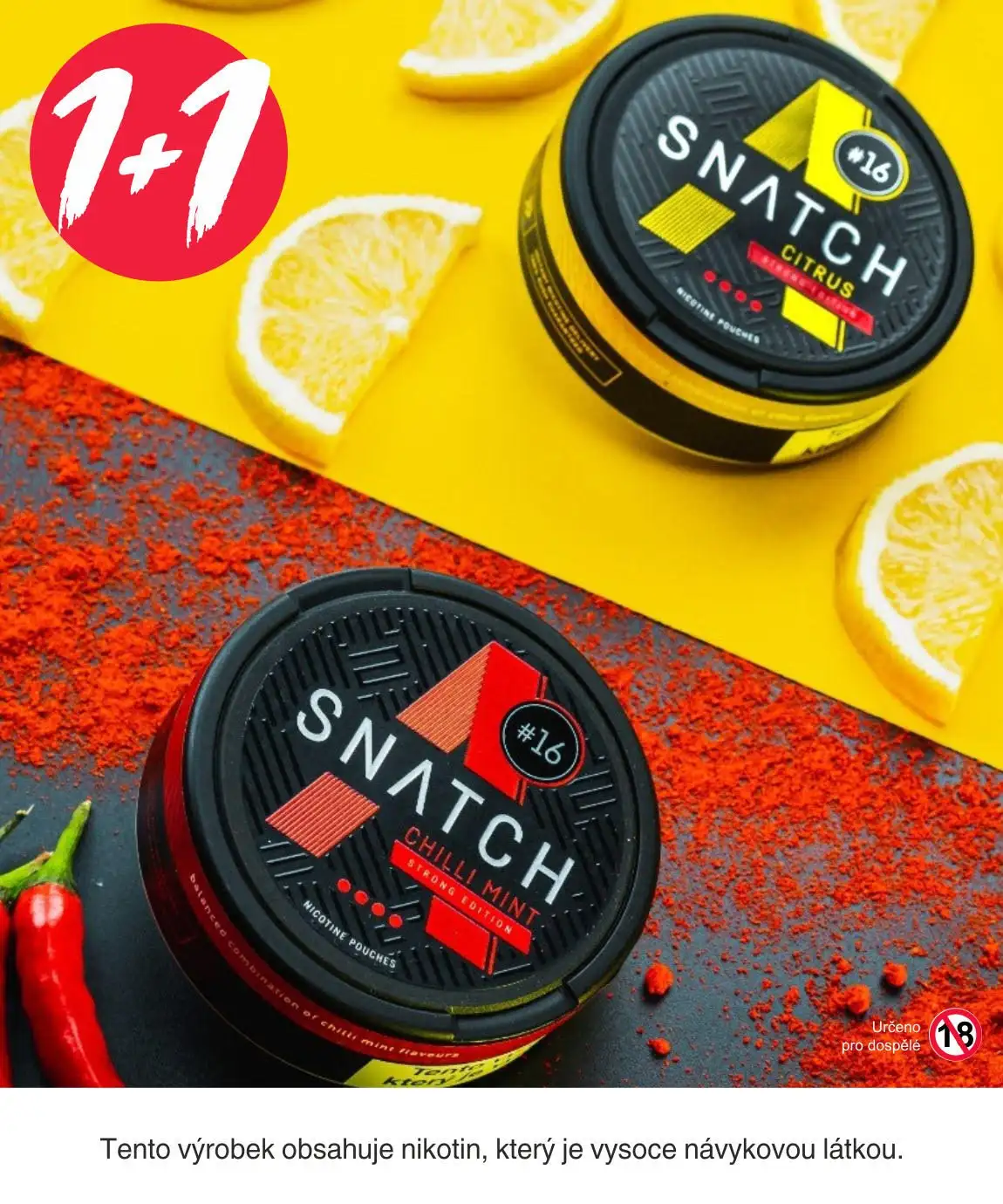 Nový Snatch Chilli a Citrus  V Akci 1+1 pouze zde!